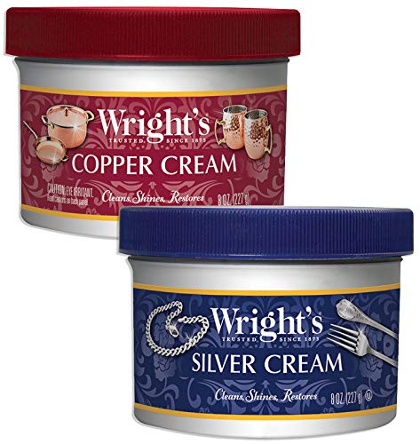 Wrights Silver and Copper Cleaner and Polish - 8 Ounce Each