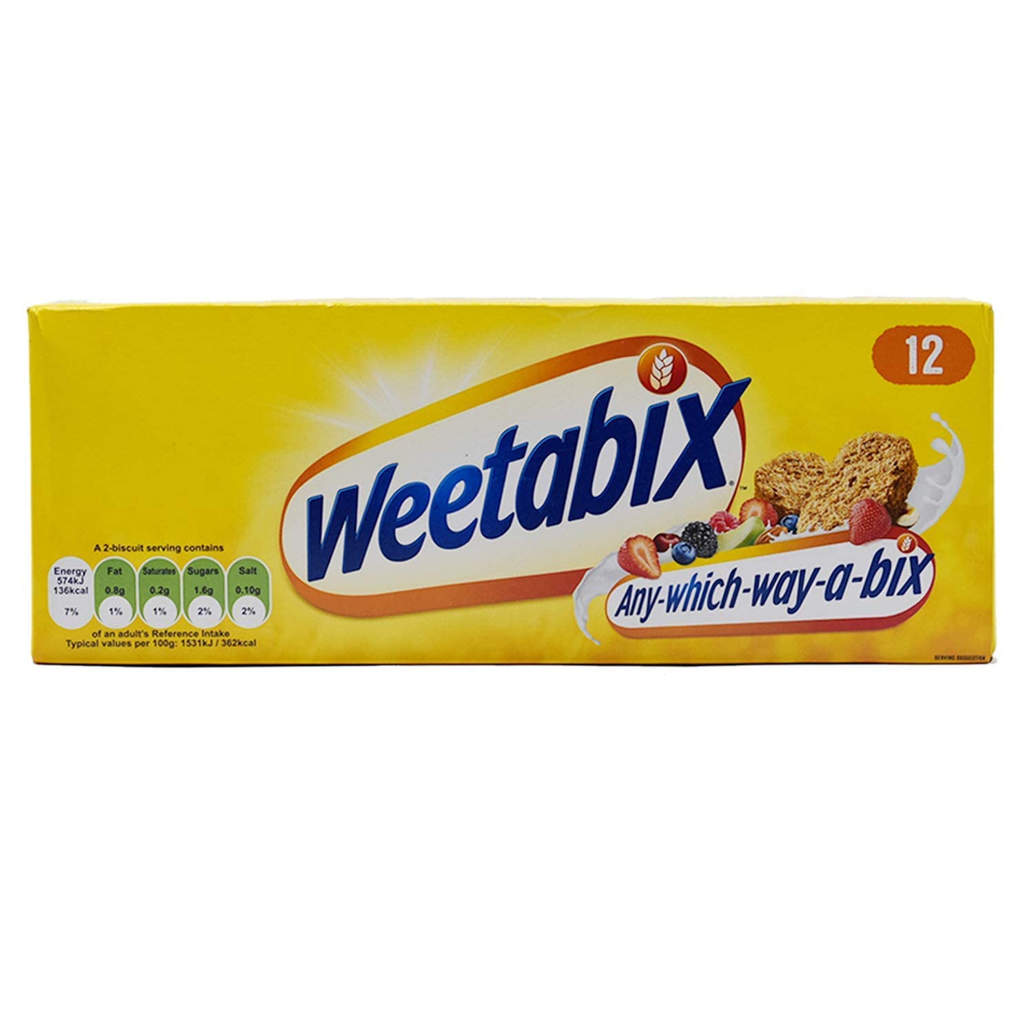Weetabix Biscuit Cereal Whole Grain 2 Count - 14 Oz
