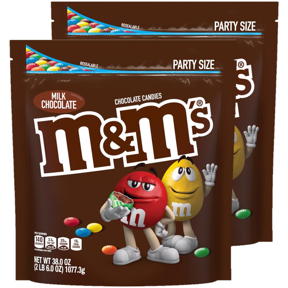  M&M'S Milk Candies Jar, Limited Edition, Chocolate, 62 Ounce :  Grocery & Gourmet Food