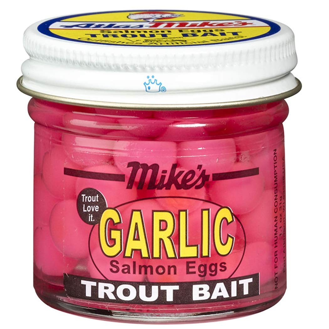 Atlas-Mikes Fishing Trout Bait Salmon Eggs Garlic Pink