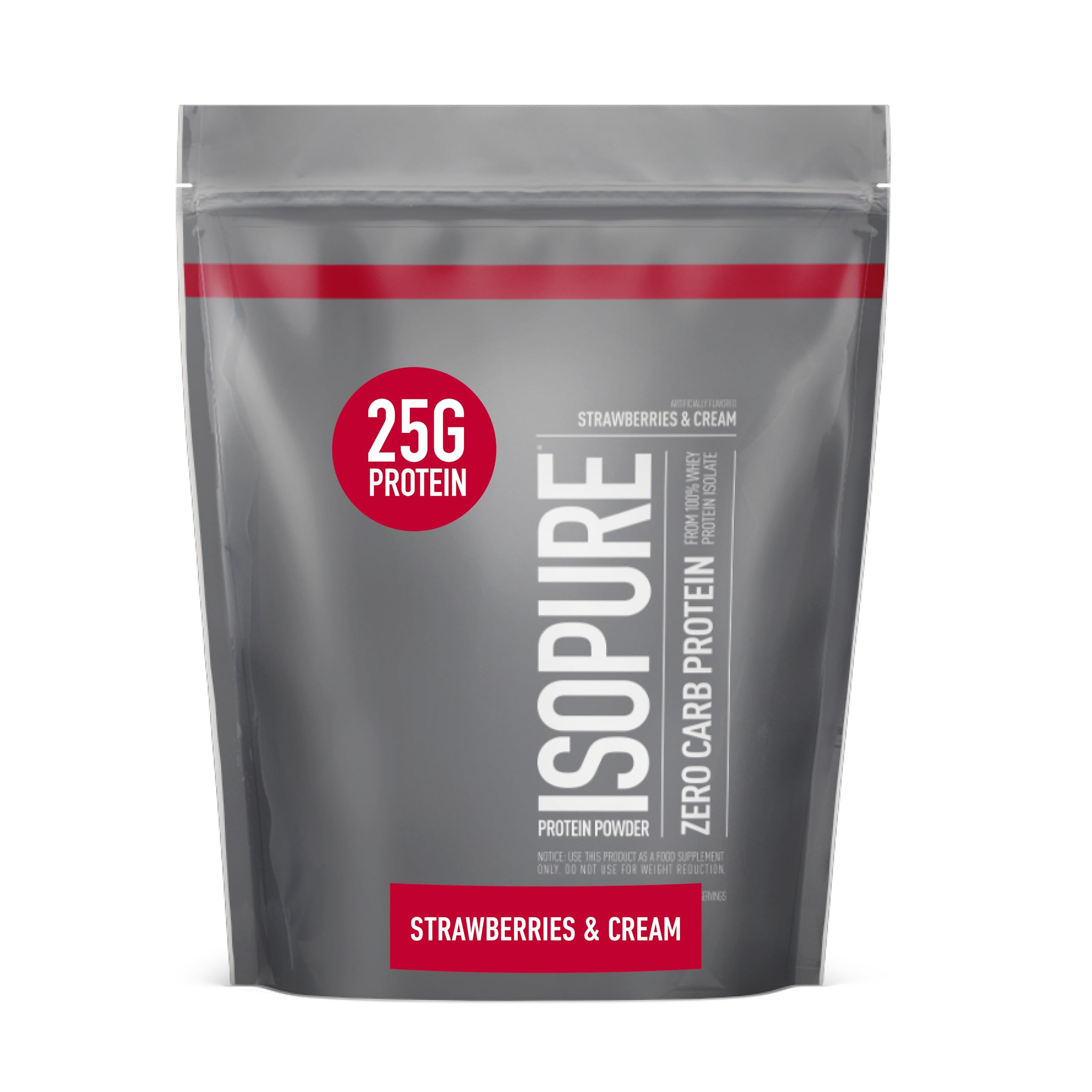 Isopure Protein Powder, Whey Isolate Powder with 3 Pound (Pack of