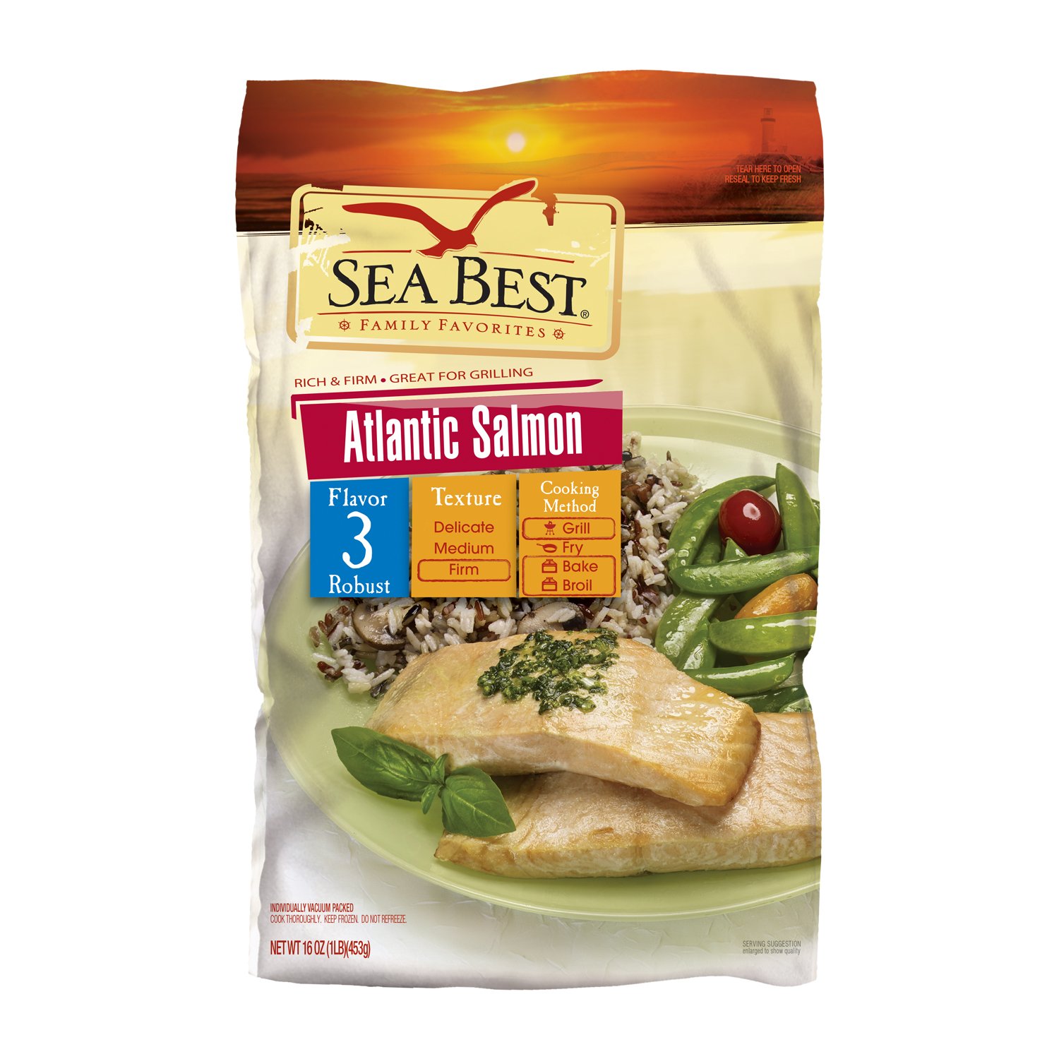 Sea Best All Natural Salmon Portions, 16 Ounce, 40% OFF
