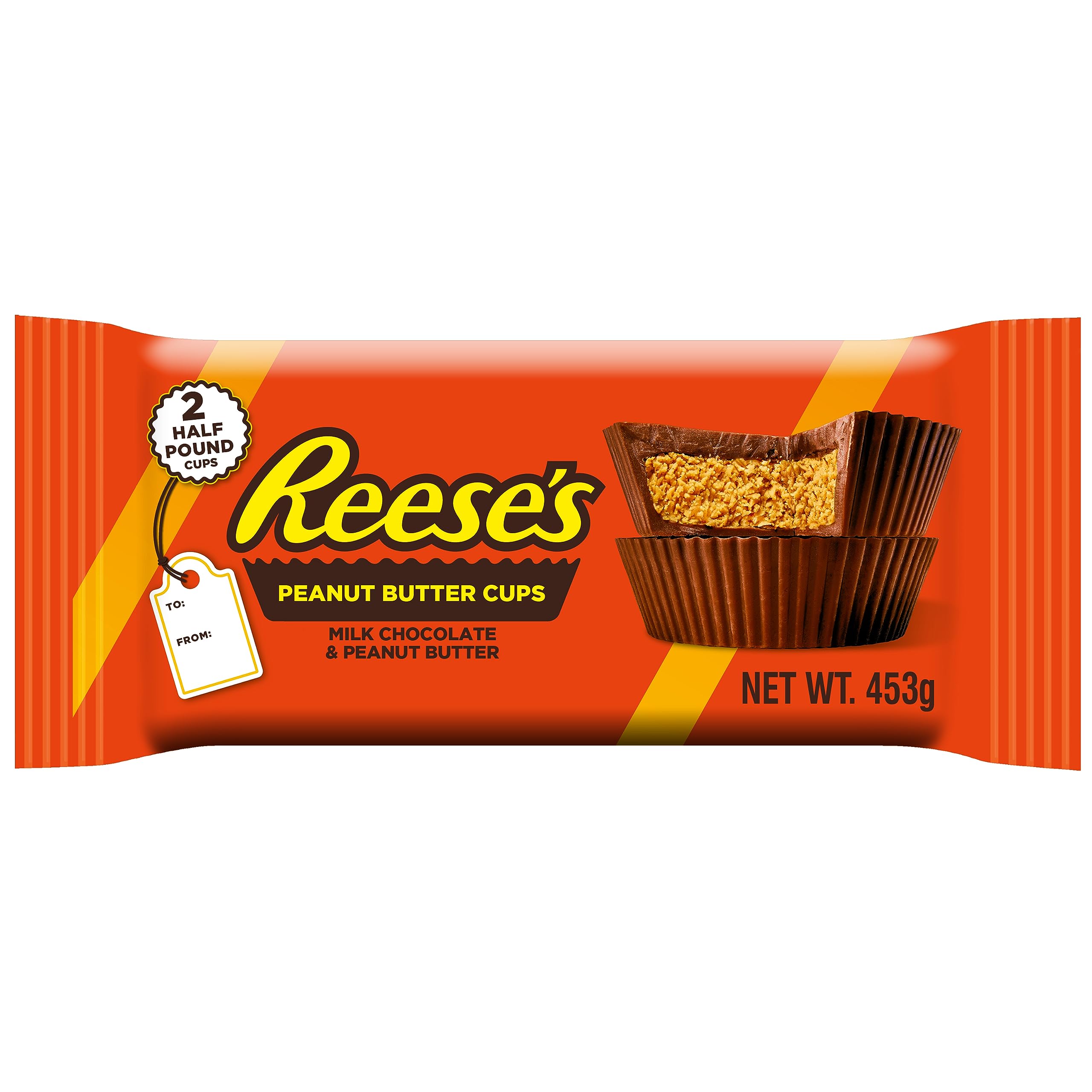 REESE'S Milk Chocolate Half-Pound Peanut Butter Cups Christmas