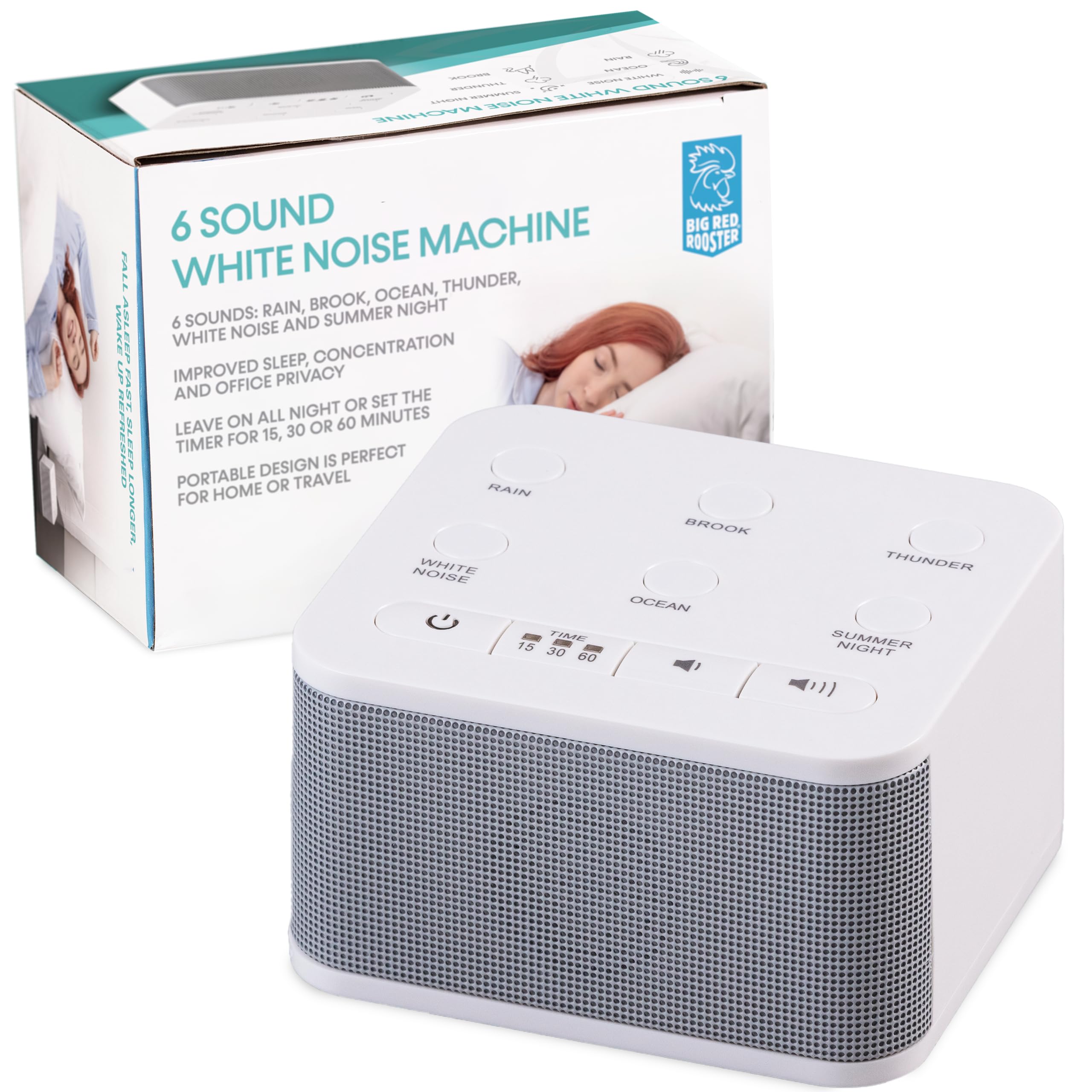 Sound Machine - White Noise Machine, Rain Machine, Portable Sleep