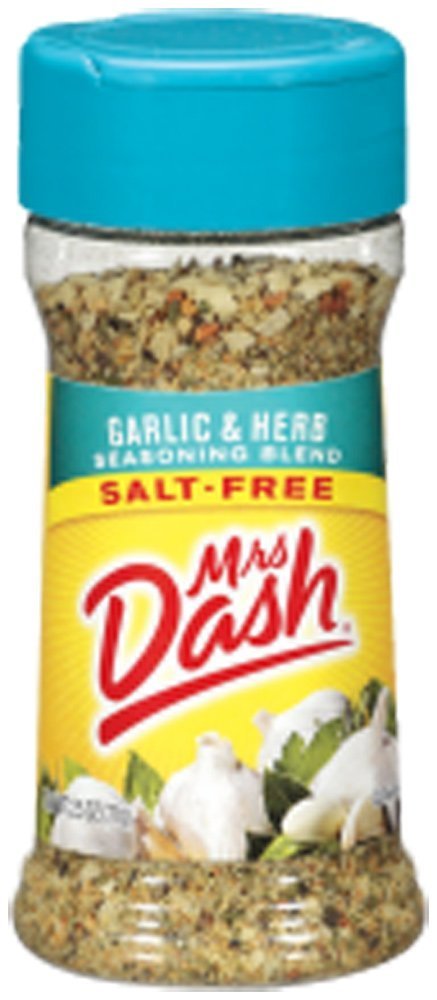 Mrs Dash Garlic & Herb Salt-Free Seasoning Blend 2 Bottle Pack