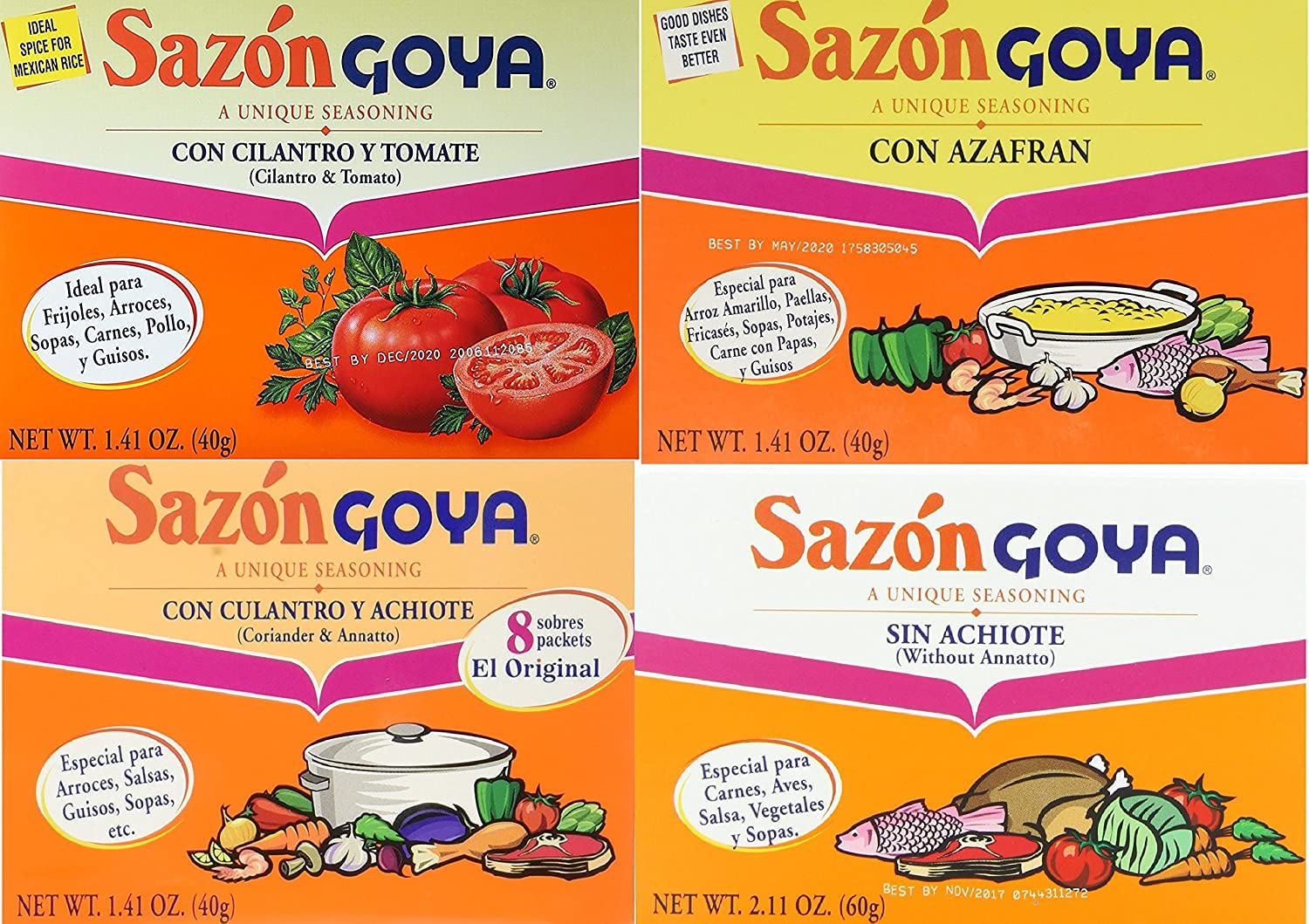 Save on Goya Seasoning Sazon Coriander & Annotto Low Sodium Seasoning - 20  ct Order Online Delivery