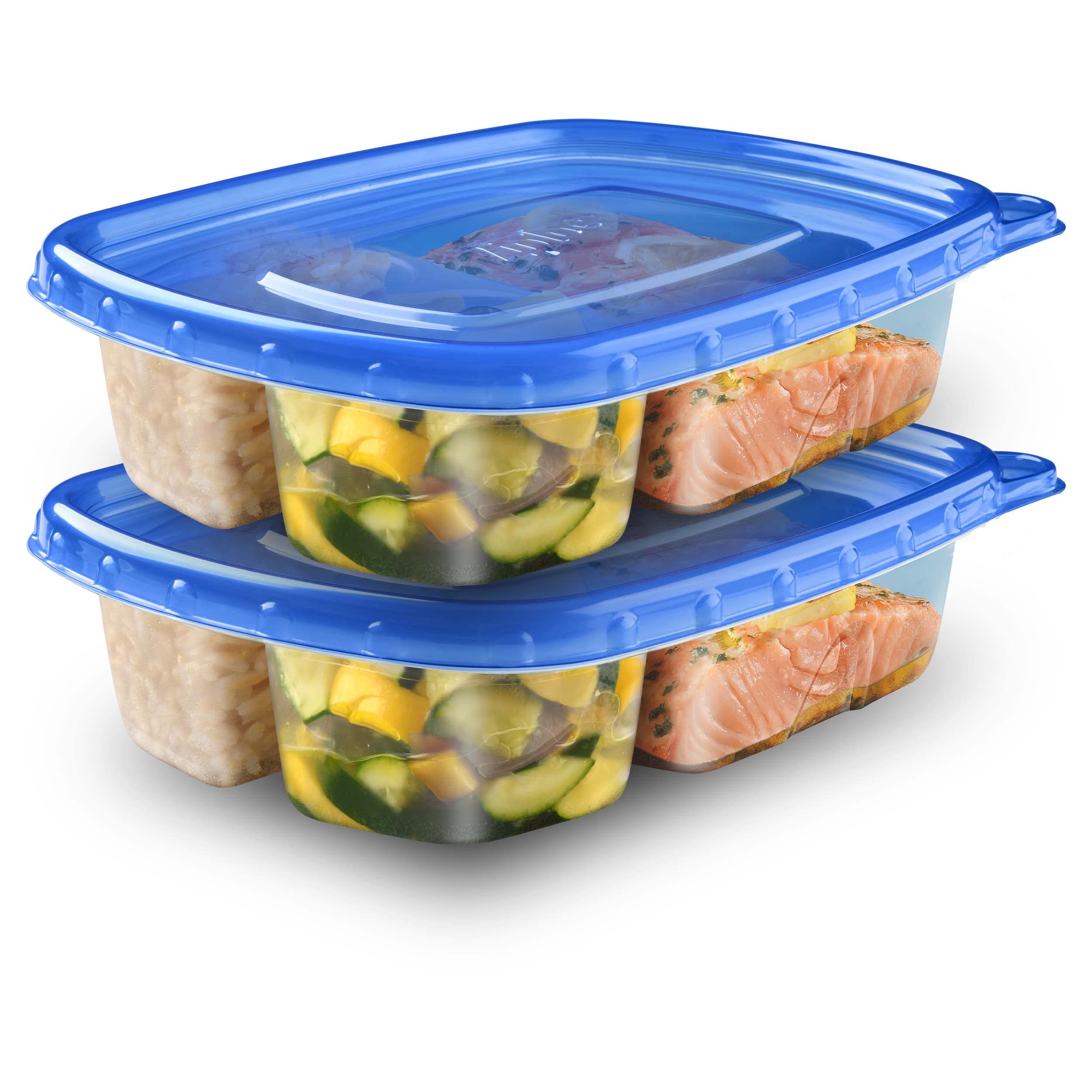 Ziploc Reusable Food Storage Containers: Smart Snap, Dishwasher Safe