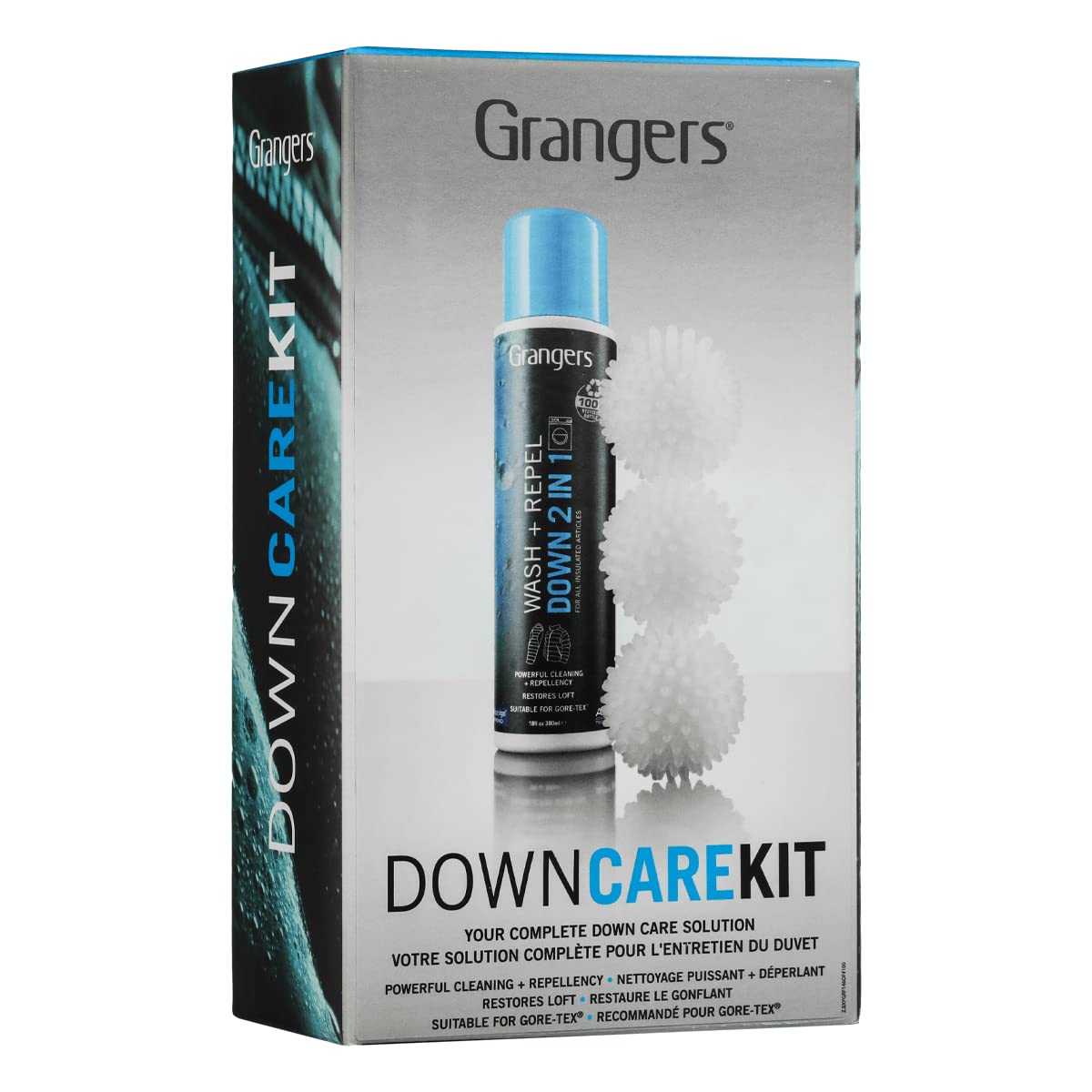 Grangers Down Wash for Outerwear & Sleeping Bags High Performance Cleaner  10 oz