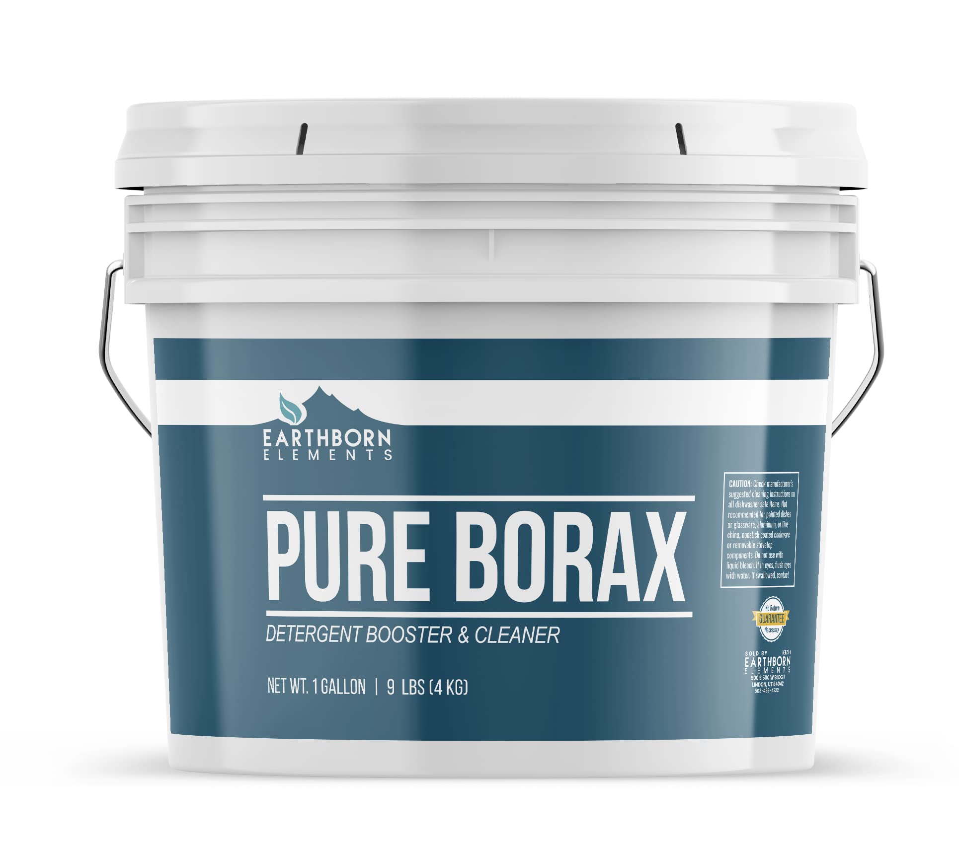 Earthborn Elements Borax Powder (1 Gallon), Multipurpose Cleaner