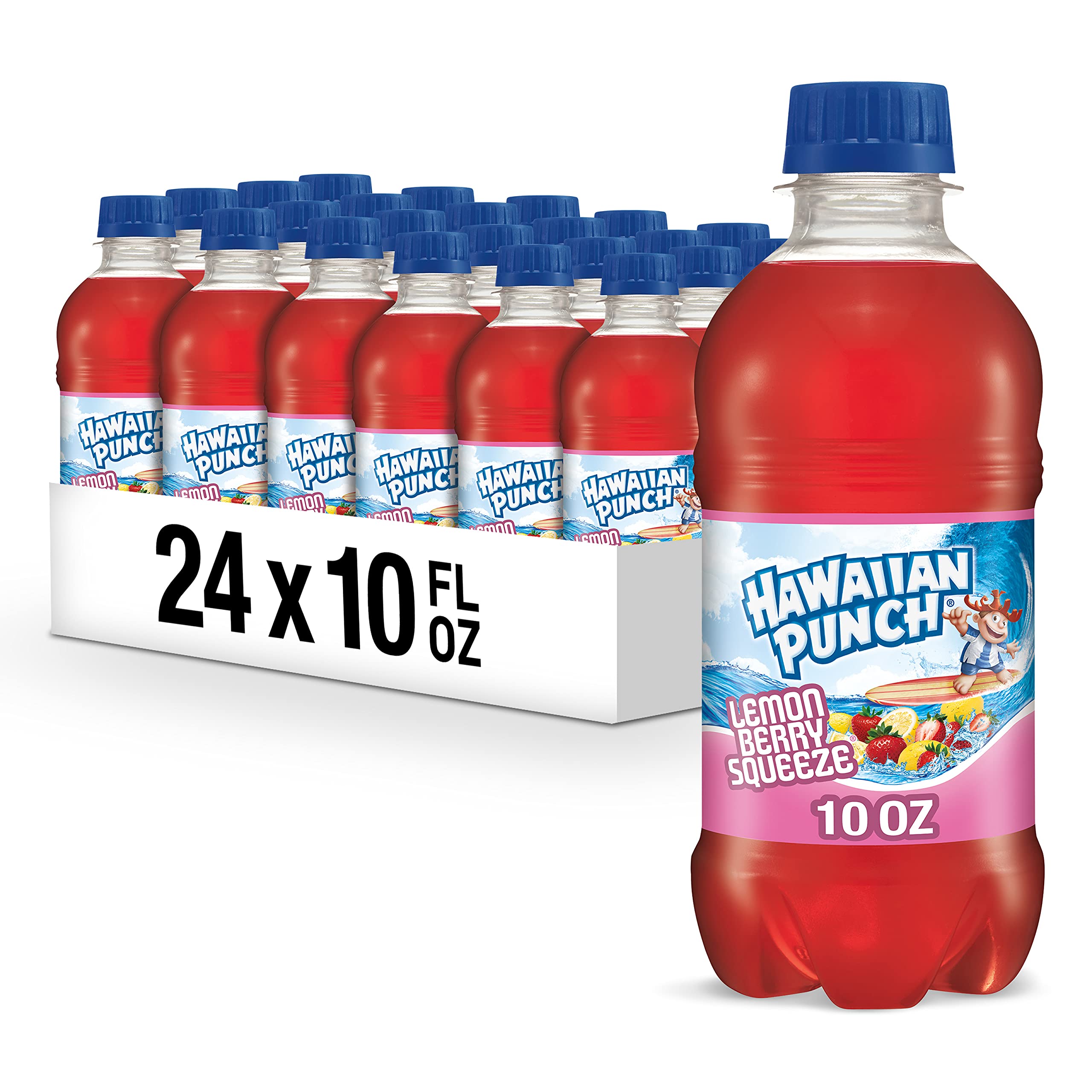 Hawaiian Punch Juice Drink, Fruit Juicy Red - 6 pack, 10 fl oz bottles